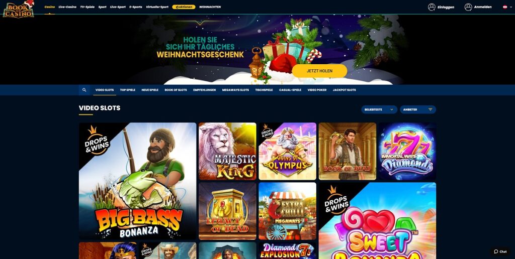 Book of Casino Homepage