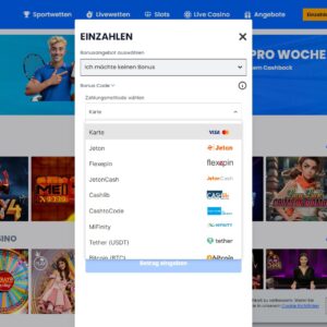 Schritt 4 der Anmeldung bei 30bet