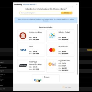Schritt 3 der Anmeldung bei Emirbet