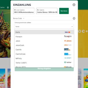 Schritt 3 der Anmeldung bei Qbet