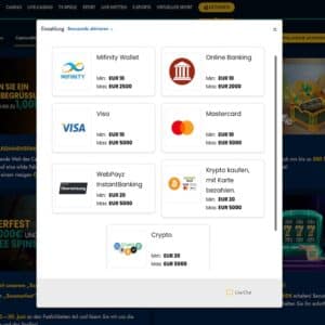 Schritt 3 der Anmeldung bei Book of Casino