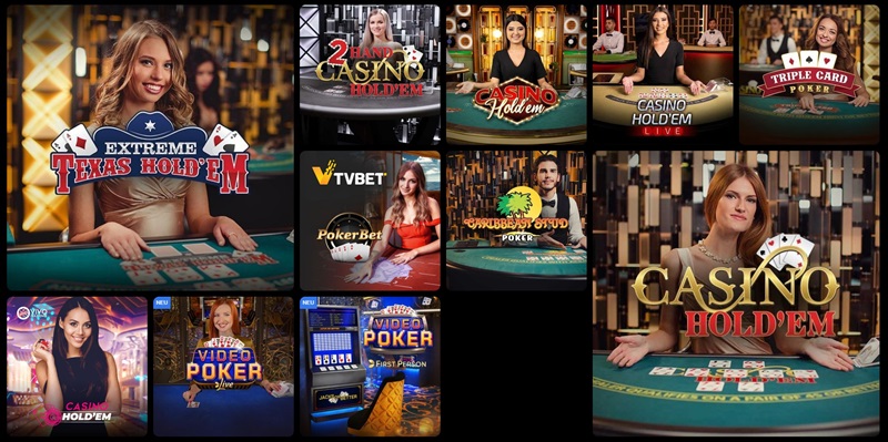 Screenshot des Casino-Angebots bei Pribet