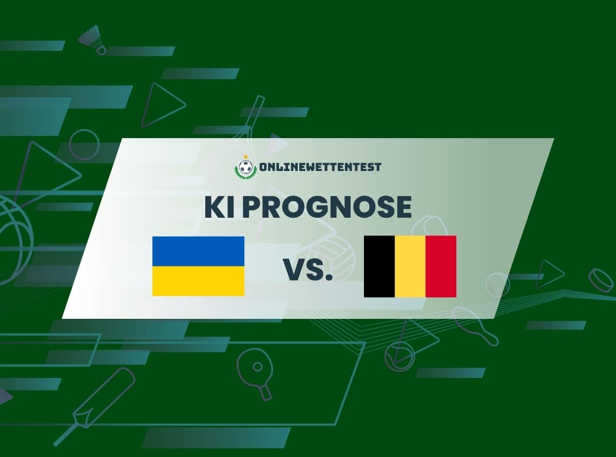 Ukraine - Belgien Prognose & Tipp der KI EM 2024