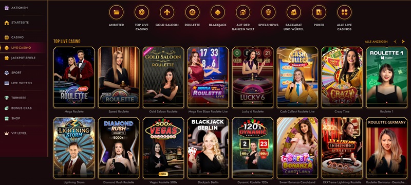 Grandclub Casinoangebot