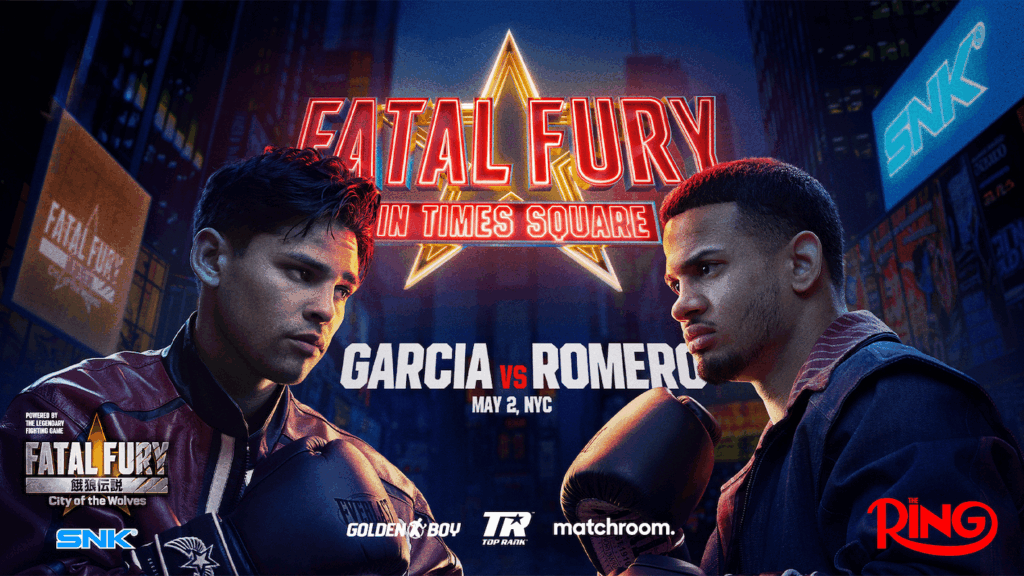 DAZN offizielles Poster für "Fatal Fury: In Times Square"