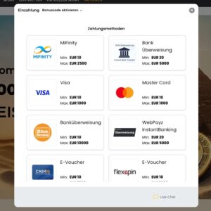 Schritt 3 der Anmeldung bei WinMega