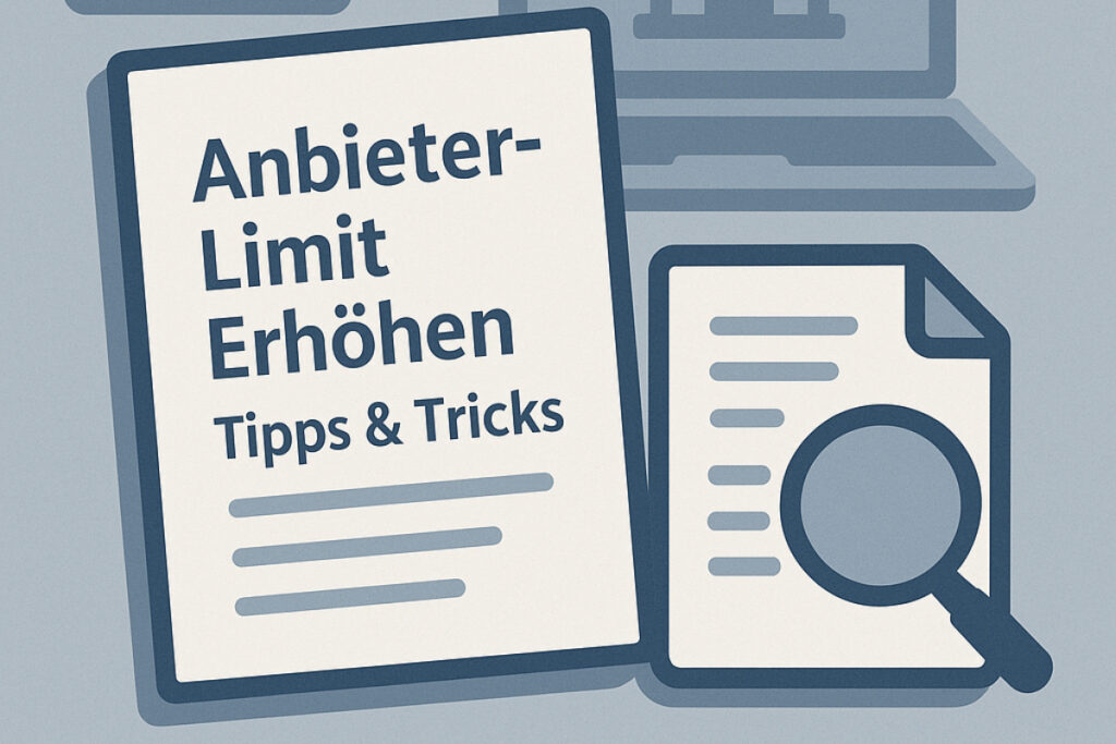 Wie kann man das LUGAS Limit erhöhen? Tipps & Tricks